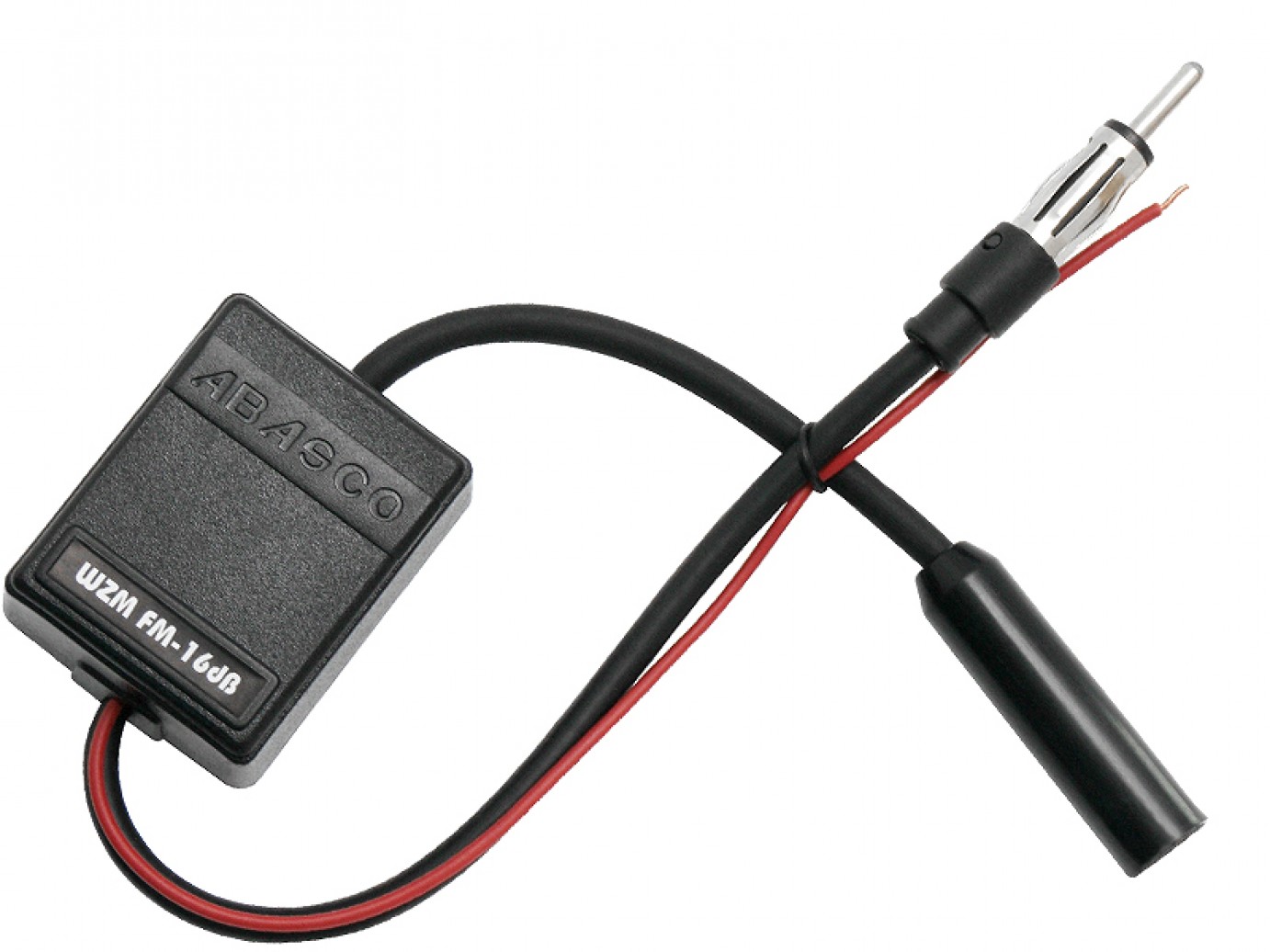 Automobilinės antenos stiprintuvas 16dB Abasco 